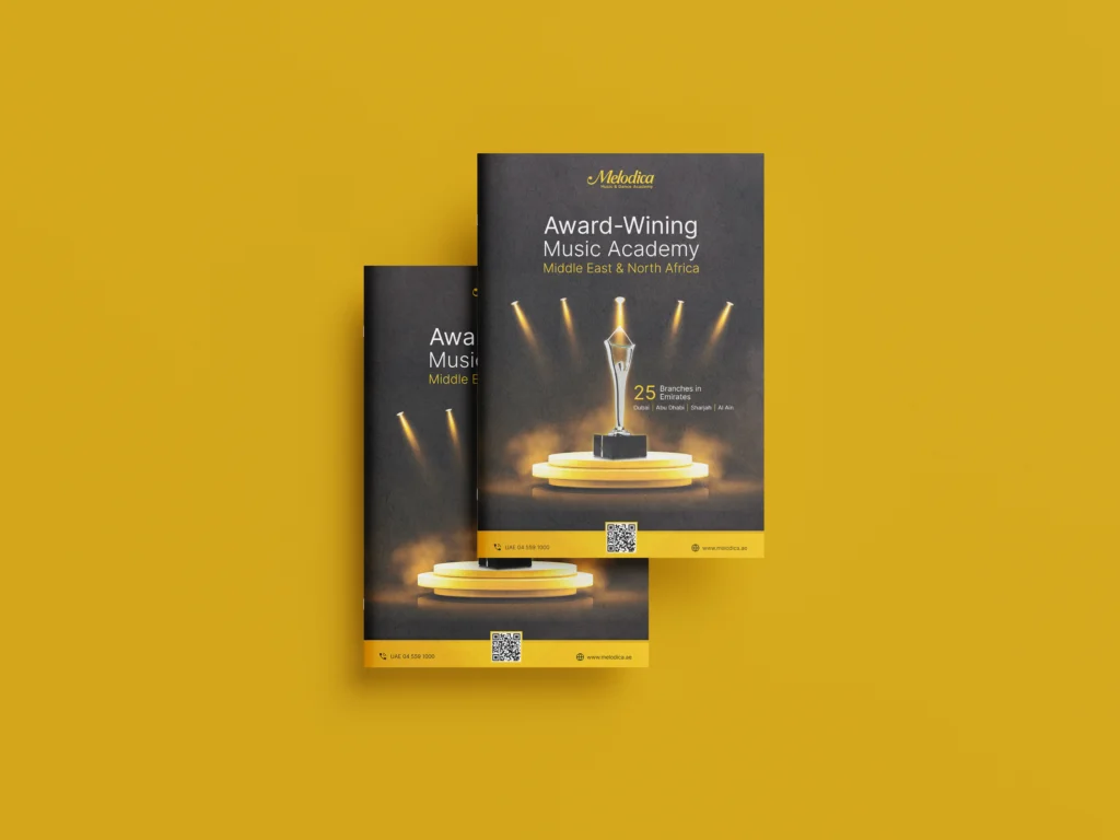 Melodica Music Academy Brochure Design project image 1