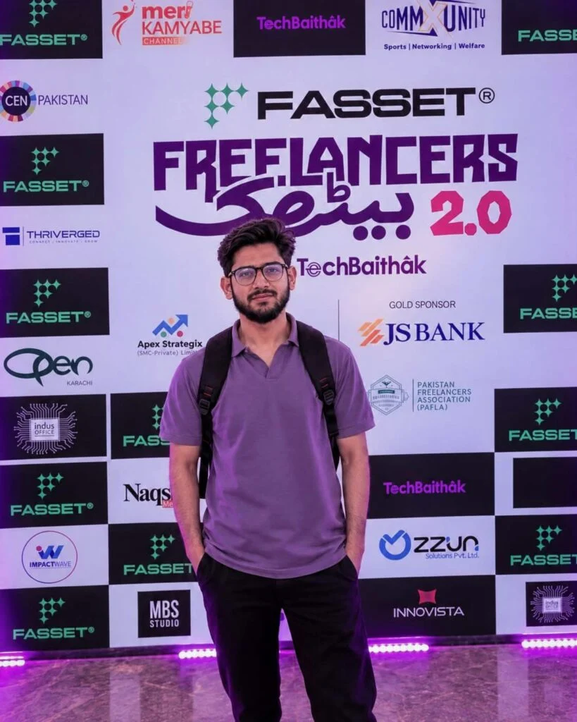 Muhammad Hamaeel at Freelancers Baithak 2.0