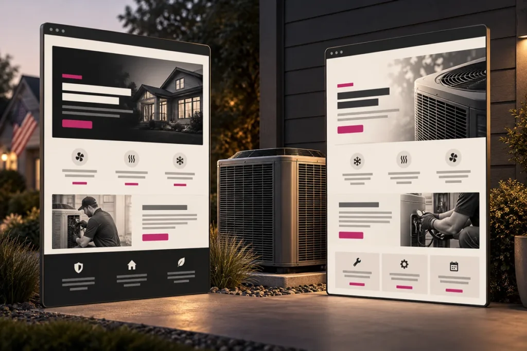 HVAC Landing Page vs. Homepage: Which Converts Better? article cover